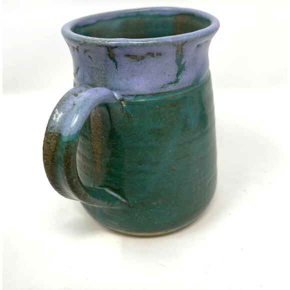 Brent MARTZEN Minimalist Handmade Art Pottery Mug Hand Thrown Coffee Tea ~Signed - Picture 3 of 8